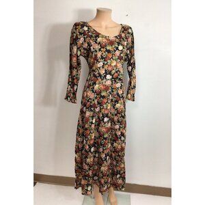 Jazz II Vintage Floral Dress Y2K Womens 12
